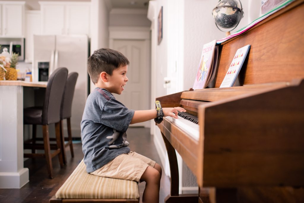 Boy Playing Piano