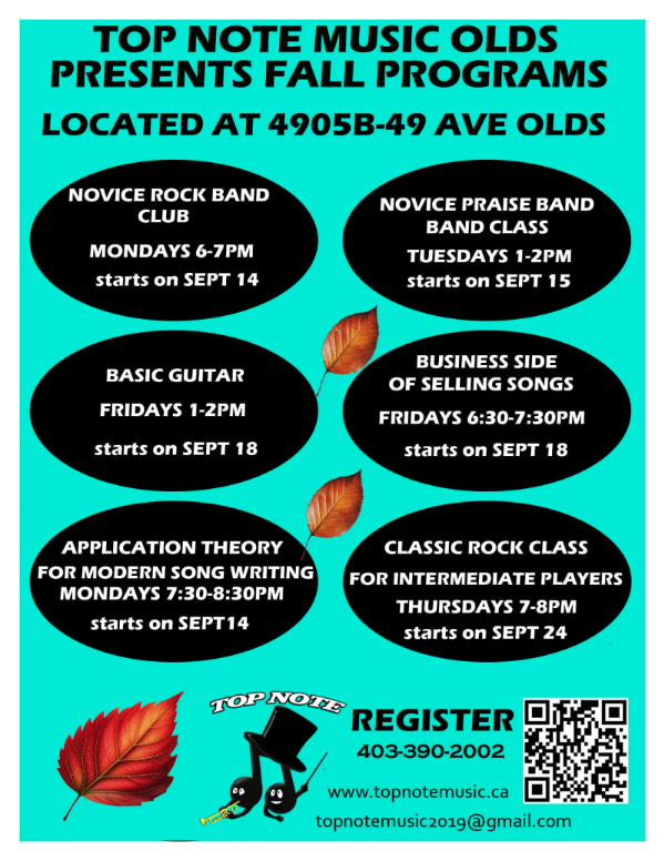 Fall Programs for Olds