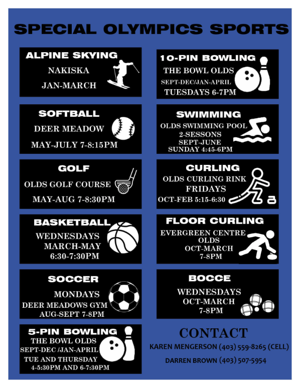 Special Olympics Sports - Events & Dates!